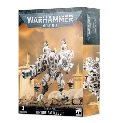 Набір мініатюр Warhammer 40000 T'AU EMPIRE: RIPTIDE BATTLESUIT 99120113077 фото