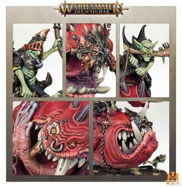 Игровой набор GW - Age of Sigmar: Gloomspite Gitz - Stampeding Squigalanche 99120209119 фото