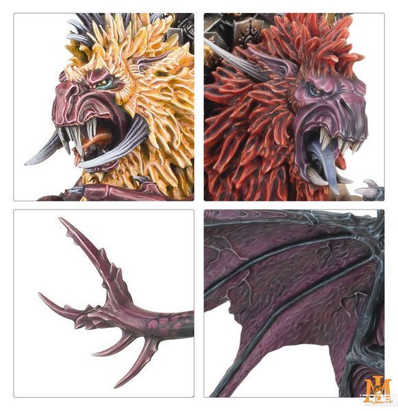 Игровой набор мініатюр - Warhammer The Old World: Warriors of Chaos: Lord on Manticore 99122701001 фото
