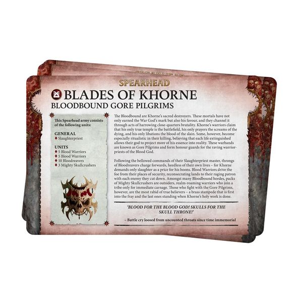 Ігровий набір GW - Age of Sigmar: Faction Pack - Blades of Khorne (Eng) 60050201009 фото