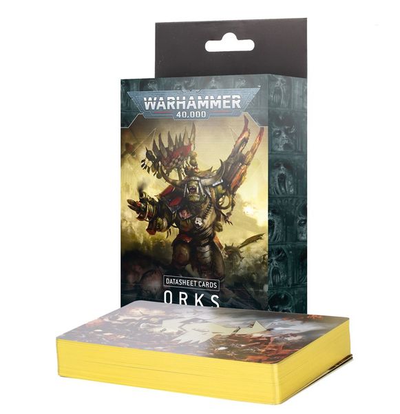 Игровой набор GW - WARHAMMER 40000: DATASHEET CARDS - ORKS (ENG) 60050103004 фото