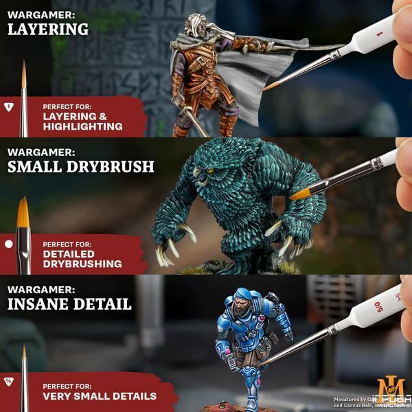 Набір пензлів The Army Painter - Most Wanted Brush Set (2025) TL5066 фото