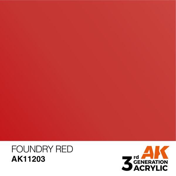 Фарба AK - Metallic: Foundry Red AK11203 фото