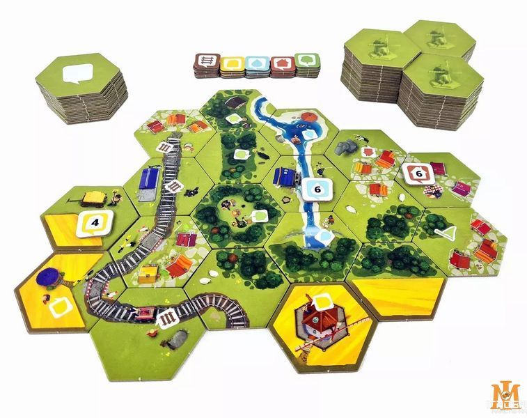 Настольная игра Pegasus Spiele - Dorfromantik - The Board Game (Англ) 51240E фото