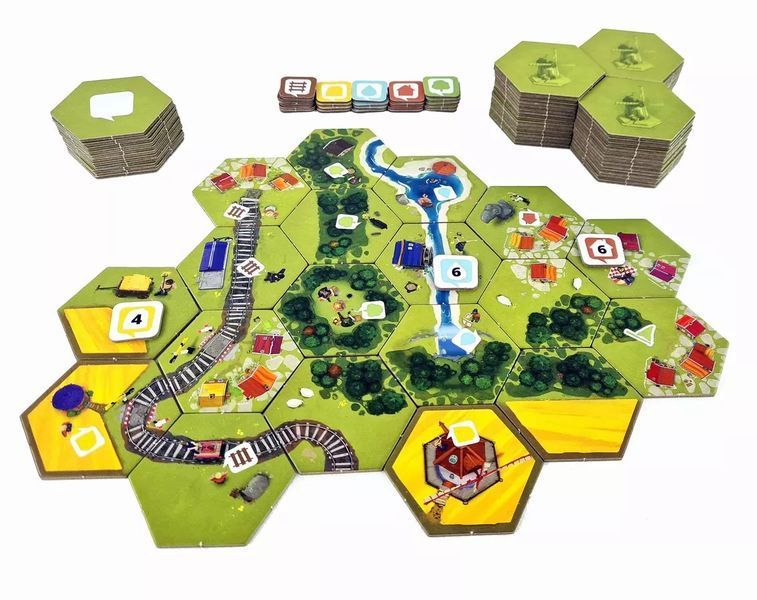 Настільна гра Pegasus Spiele - Dorfromantik - The Board Game (англ) 51240E фото