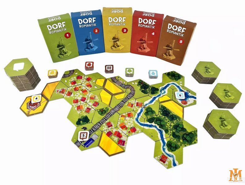 Настольная игра Pegasus Spiele - Dorfromantik - The Board Game (Англ) 51240E фото