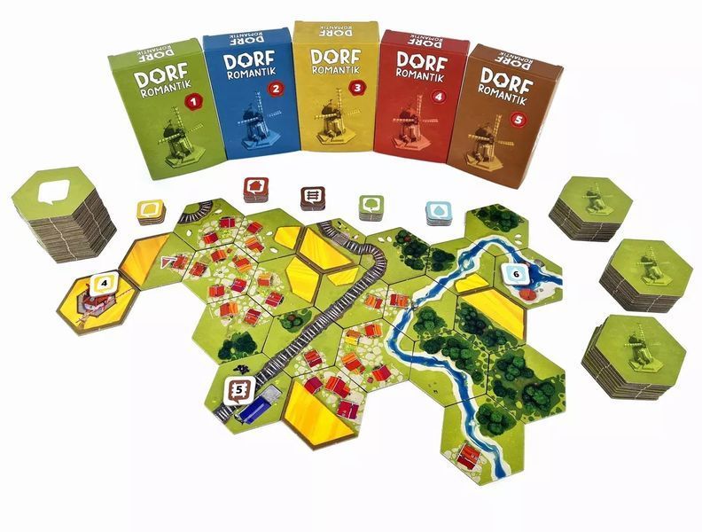 Настільна гра Pegasus Spiele - Dorfromantik - The Board Game (англ) 51240E фото