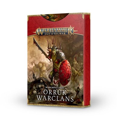 Игровой набор GW - AGE OF SIGMAR: WARSCROLL CARDS - ORRUK WARCLANS 60050209001 фото