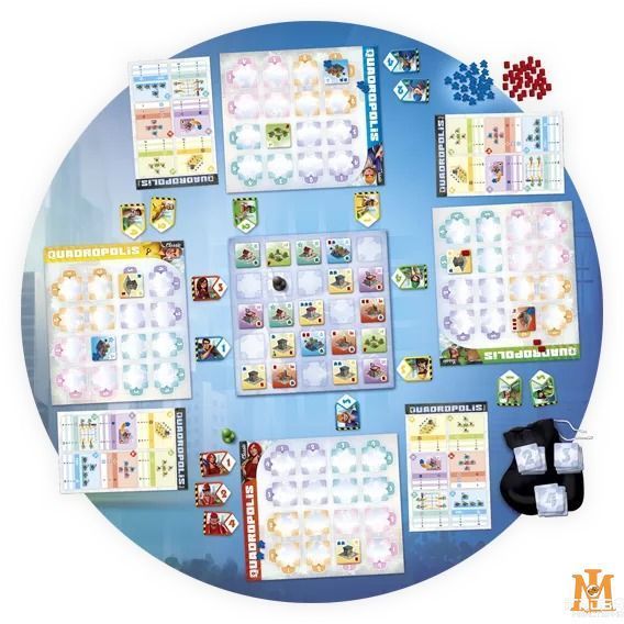 Настільна гра Days Of Wonder - Quadropolis (англ) 8501 фото