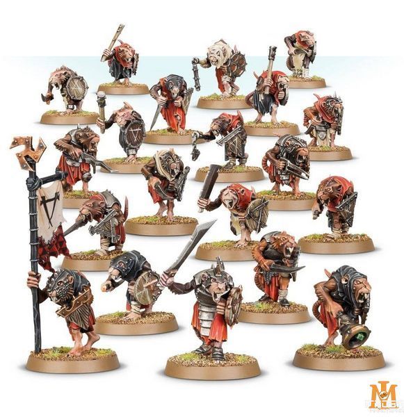 Игровой набор GW - Age of Sigmar: Skaven - Clanrats 99120206039 фото