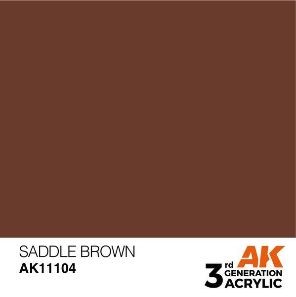 Краска AK - Standard: Saddle Brown AK11104 фото