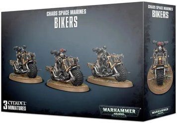Ігровий набір GW - Warhammer 40000: Chaos Space Marines - Bikers 99120102091 фото