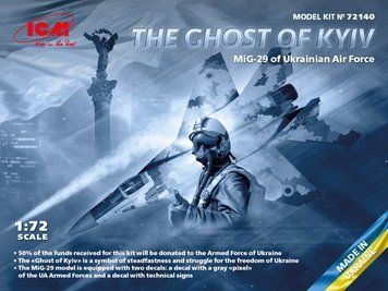 Збірна модель ICM - Привид Києва (МіГ-29 Повітряних Сил України) (1:72) 72140 фото