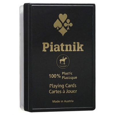 Карти гральні Piatnik - Пластикові карти в пластиковій коробочці (1 колода х 55 карт) PT-136429 фото