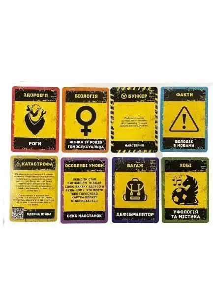 Настольная игра Планета Игр - Бункер. Украинское издание (Укр) pi001 фото