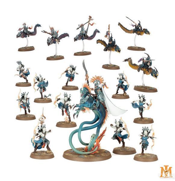 Ігровий набір GW - Age of Sigmar, Spearhead: Idoneth Deepkin - Akhelian Tide Guard 99120219024 фото