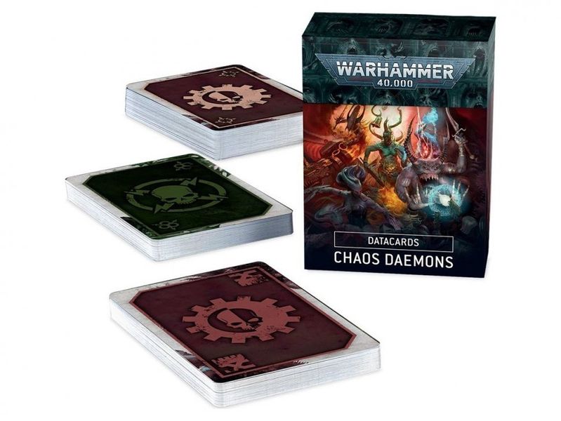 Ігровий набір GW - WARHAMMER 40000: DATACARDS - CHAOS DAEMONS (ENG) 60050115001 фото