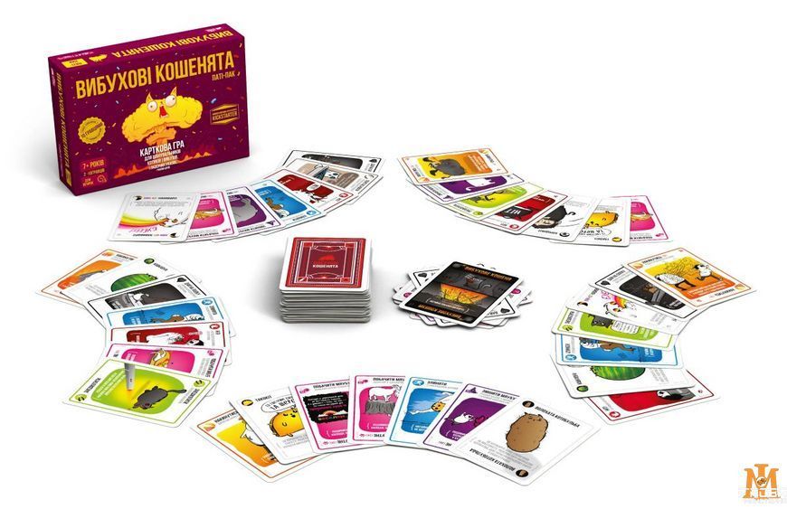 Настільна гра ROZUM - Вибухові кошенята: Паті-пак (Exploding Kittens: Party Pack) R155UA фото