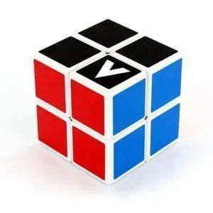 Головоломка V-CUBE - Кубик 2х2 белый плоский (Укр) 00.0028 фото