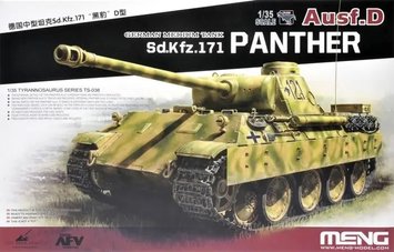 Збірна модель Meng - 1/35 Німецький танк Panther Ausf.D TS-038 фото