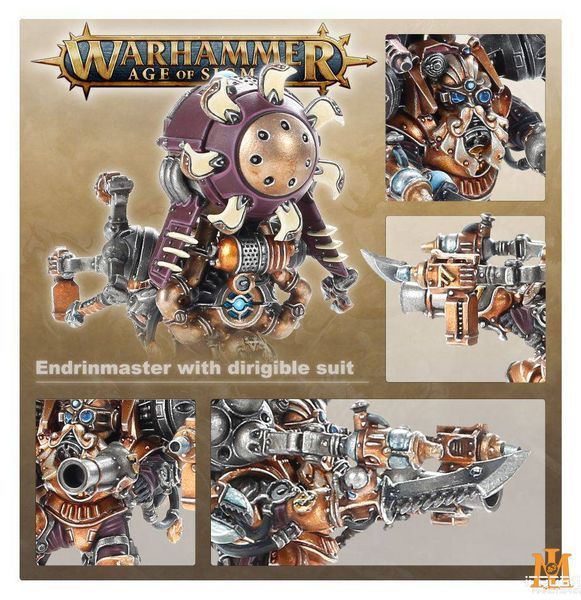 Игровой набор GW - Age of Sigmar: Kharadron Overlords - Endrinmaster in Dirigible Suit 99120205040 фото