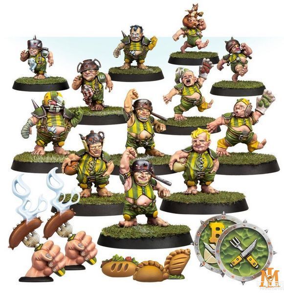 Игровой набор GW - Blood Bowl: Halfling Team - Greenfield Grasshuggers 99120999012 фото