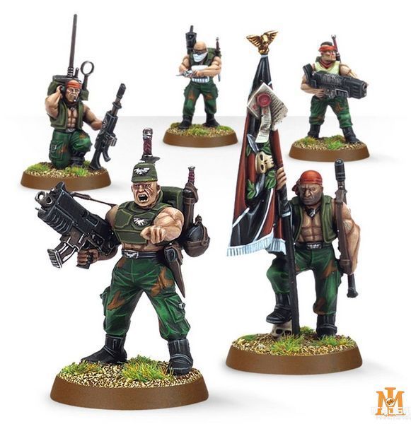 Ігровий набір GW - Warhammer 40000: Astra Militarum - Catachan Command Squad 99120105037 фото