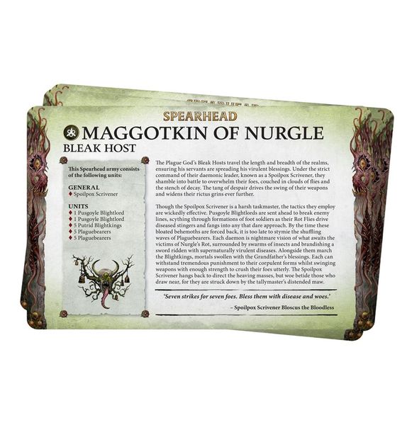 Ігровий набір GW - Age of Sigmar: Faction Pack - Maggotkin of Nurgle (Eng) 60050201011 фото