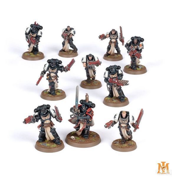 Ігровий набір GW - Warhammer 40000: Black Templars - Primaris Crusader Squad 99120101351 фото