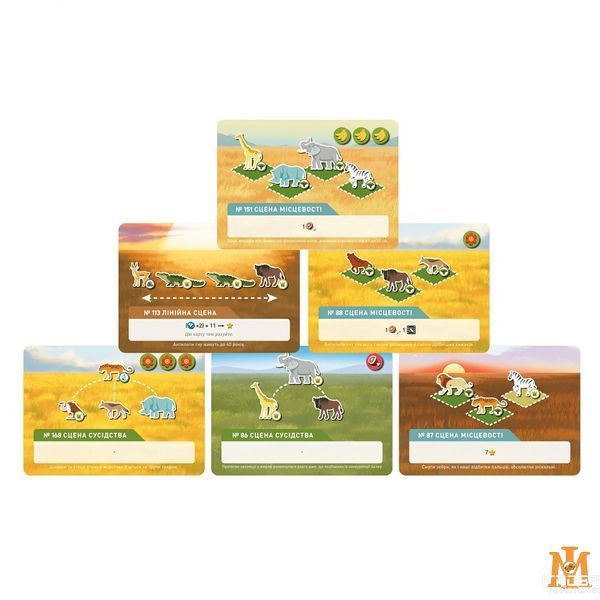 Настольная игра Geekach - Дикая природа. Серенгети / Wild: Serengeti (Укр) GKCH056WS фото