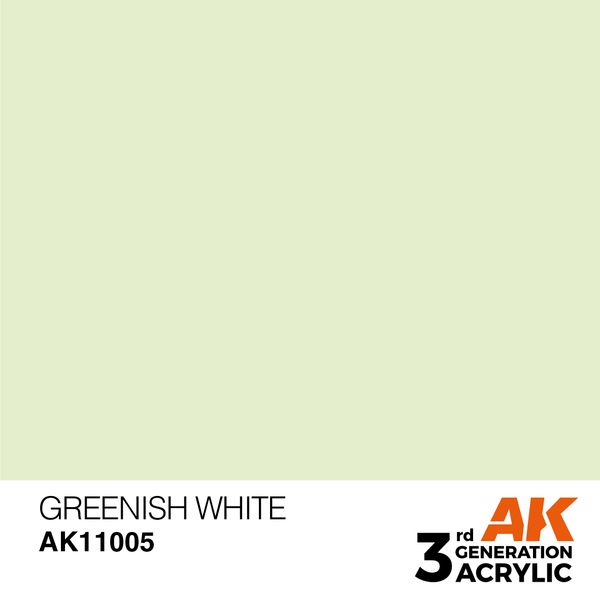 Фарба AK - Standard: Greenish White AK11005 фото