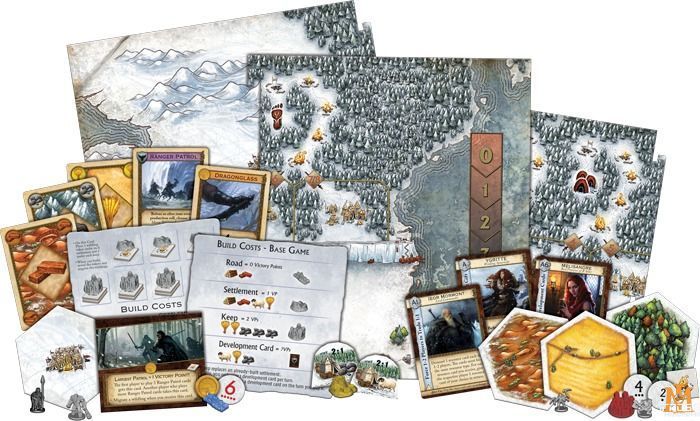 Настольная игра Fantasy Flight Games - A Game of Thrones: Catan: Brotherhood of the Watch (Англ) CN3015 фото