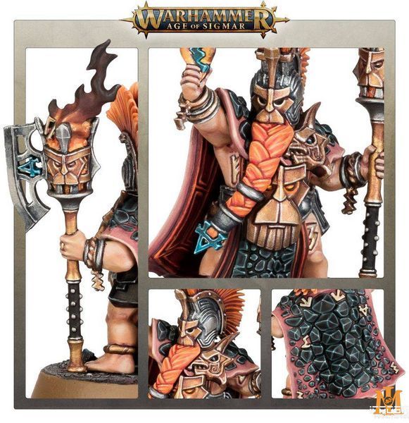 Игровой набор GW - Age of Sigmar: Fyreslayers - Auric Flamekeeper 99070205014 фото