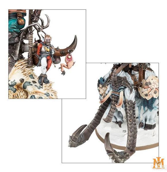 Игровой набор GW - Age of Sigmar: Ogor Mawtribes - Frostlord on Stonehorn 99120213028 фото
