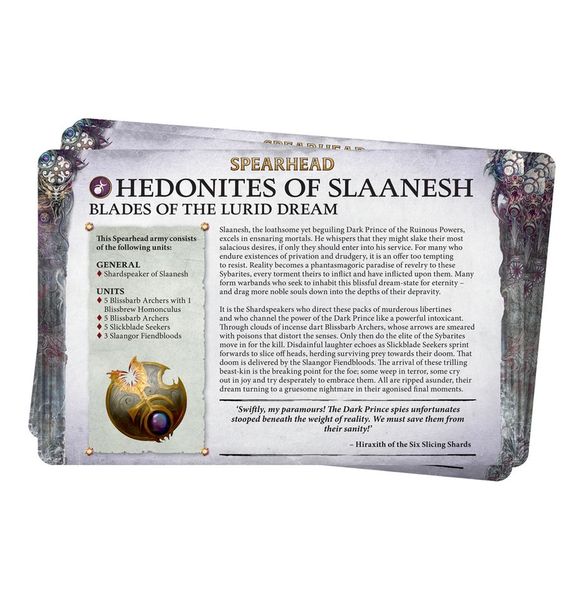 Ігровий набір GW - Age of Sigmar: Faction Pack - Hedonites of Slaanesh (Eng) 60050201012 фото