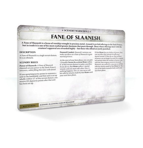 Games Workshop Warscroll Cards: Hedonites Of Slaanesh - Unit Cards & Tokens For Warhammer Age Of Sigmar, 18 Units, 3 Endless Spells - View #6