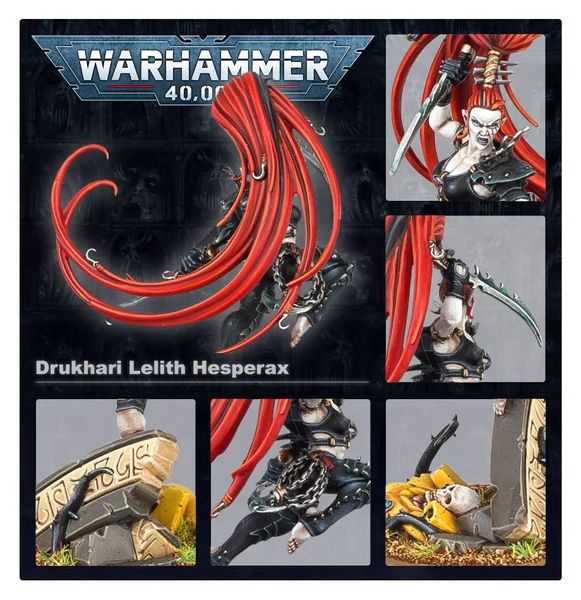 Игровой набор GW - WARHAMMER 40000: DRUKHARI - LELITH HESPERAX 99120112042 фото