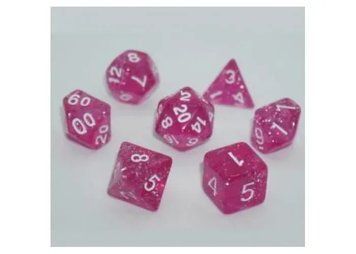 Набор кубиков Games7Days - Glitter 7 Dice Set - Pink g7dglit13 фото
