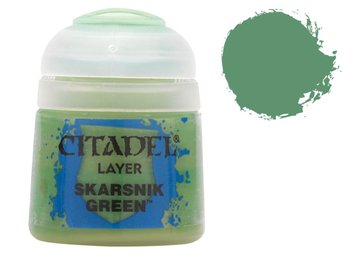 Фарба Citadel - Layer: Skarsnik Green (12ml) (6-pack) 9918995102606 фото