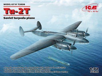 Збірна модель ICM - Ту-2Т, Радянський літак-торпедоносець (1:72) 72030 фото