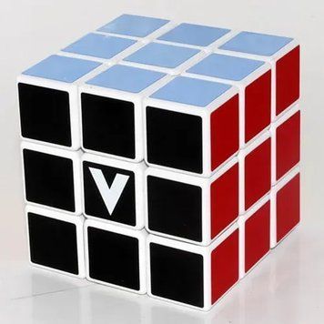 Головоломка V-CUBE - Кубик 3х3 белый плоский (Укр) 00.0036 фото