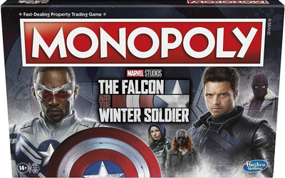 Настільна гра Hasbro Gaming - Monopoly. Marvel Studios: The Falcon and Winter Soldier Edition (англійська) F5394UE2 фото