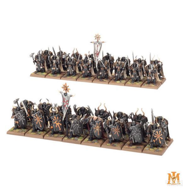 Игровой набор миниатюр - Warhammer The Old World: Battalion - Warriors of Chaos 99122701009 фото