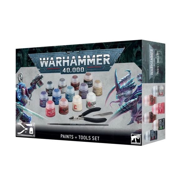 Набір фарб Citadel Warhammer 40,000: Paints + Tools Set 52170199001 фото