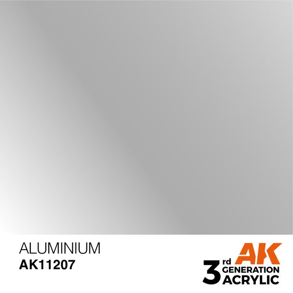 Фарба AK - Metallic: Aluminium AK11207 фото