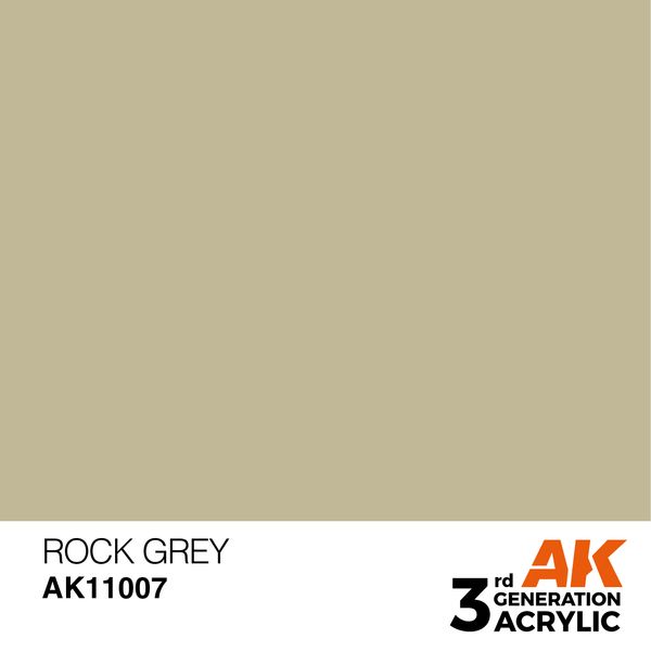 Краска AK - Standard: Rock Grey AK11007 фото