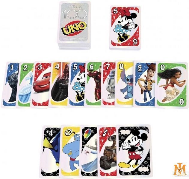 Настільна гра Mattel - UNO Disney 100 (англ) HPW21 фото