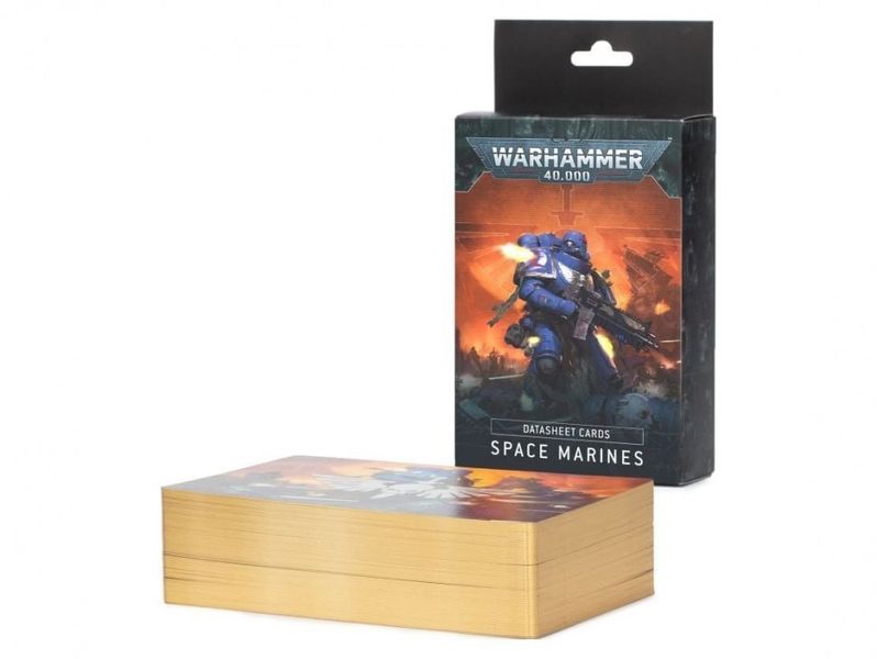 Игровой набор GW - WARHAMMER 40000: DATASHEET CARDS - SPACE MARINES (ENG) 60050101015 фото