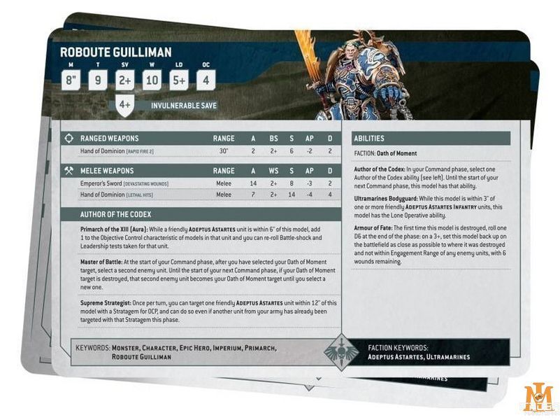 Ігровий набір GW - Warhammer 40000: Datasheet Cards - Space Marines (Eng) 60050101015 фото