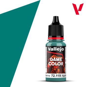 Акриловая краска Game Color Vallejo - Аквамарин (Aquamarine), 18 мл